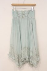 画像1: axes femme / 2wayイレヘムロングスカート M ミントブルー O-26-06-13-035-AX-SK-OW-OS (1)