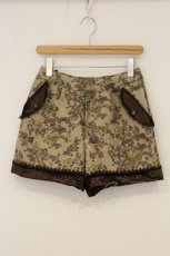 画像1: axes femme / ゴブランショートパンツ M グリーン O-26-06-13-040-AX-PA-OW-OS (1)