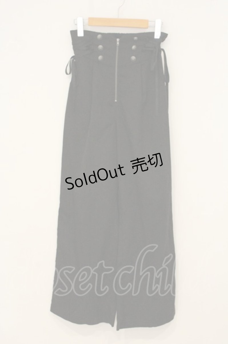 画像1: axes femme POETIQUE / レースアップデザインＰＴ M クロ O-26-06-13-055-AX-PA-OW-OS (1)