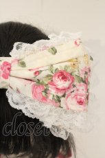 画像2: metamorphose / フローレンスリボンヘッドドレス  アイボリー O-26-06-13-001-ME-AC-OW-OS (2)