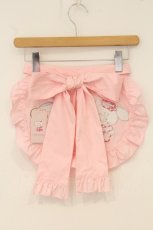 画像4: axes femme kawaii / mikkoコラボ刺繍エプロン  ピンク O-26-06-13-060-AX-SK-OW-OS (4)