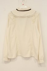 画像3: axes femme / カードル刺繍襟ブラウス  オフシロ×ブラウン O-26-06-13-065-AX-BL-IG-OS (3)