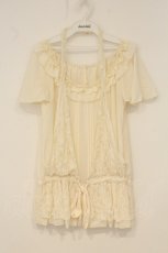 画像1: axes femme / ジレ重ね着風チュニック M キナリ O-26-06-13-011-AX-TO-OW-OS (1)
