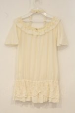 画像3: axes femme / ジレ重ね着風チュニック M キナリ O-26-06-13-011-AX-TO-OW-OS (3)