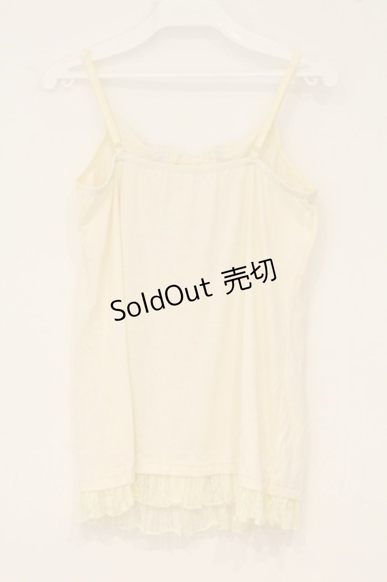 画像3: axes femme / BIGリボンキャミソール M キナリ O-26-06-13-014-AX-TO-OW-OS (3)