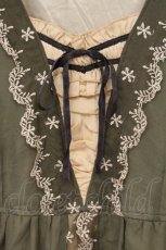 画像2: axes femme / 重ね着風スリットチュニック M グリーン O-26-06-13-021-AX-TO-OW-OS (2)
