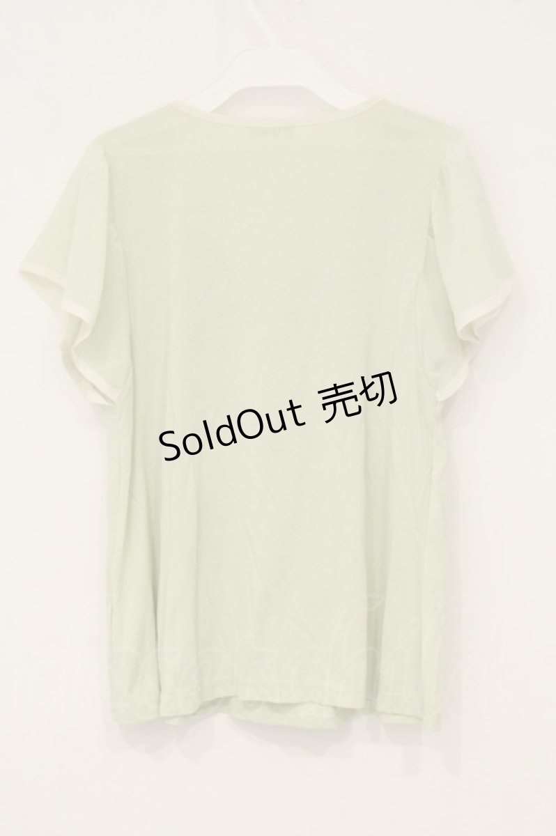 画像3: axes femme / フロントレースTシャツ M グリーン O-26-06-13-028-AX-TO-OW-OS (3)