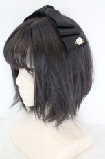 画像1: m petit by misako / NINA's/AM*NIリボンカチューシャ  クロ O-26-06-14-063-LO-AC-IG-OS (1)