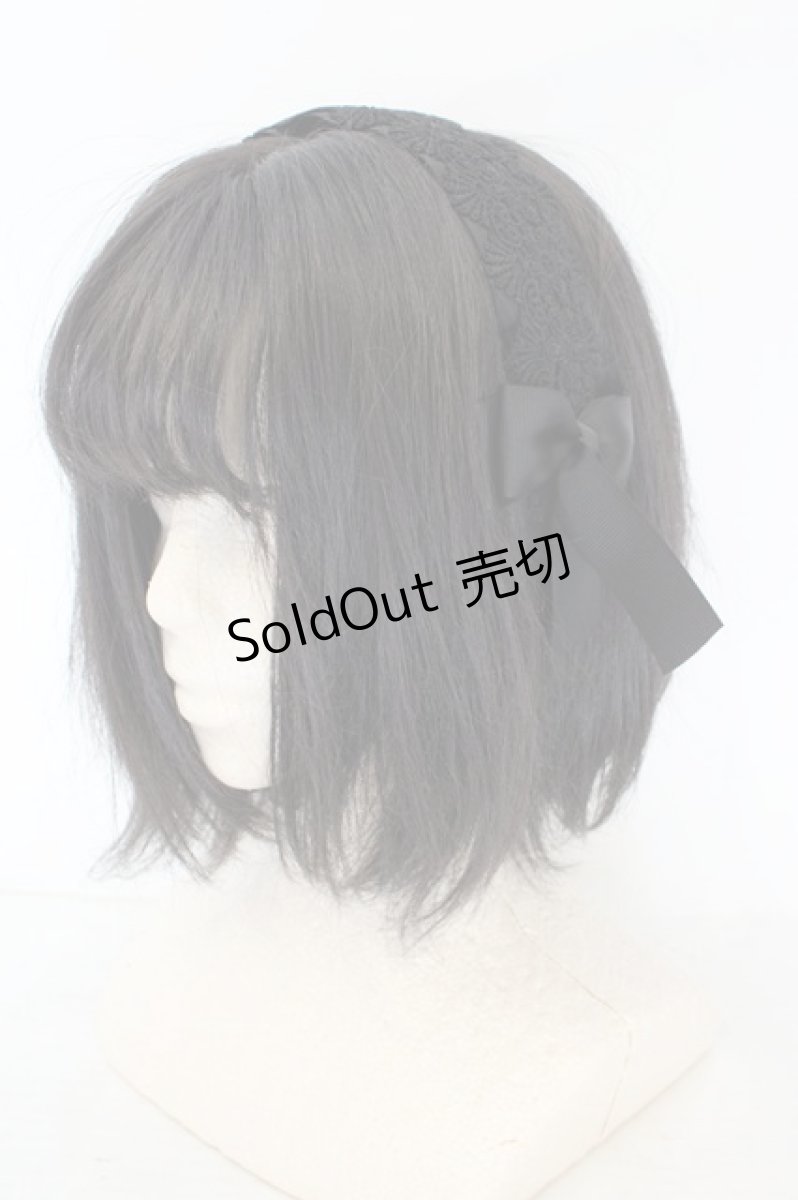 画像1: m petit by misako / TT*AMレースカチューシャ  クロ O-26-06-14-065-LO-AC-IG-OS (1)