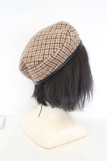 画像2: Maison de FLEUR / 描く彼女のベレー帽  ブラウン O-26-06-14-073-LO-AC-IG-OS (2)
