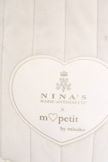 画像2: m petit by misako / AM*NIベロアリボン2W  アイボリー O-26-06-14-080-LO-BG-IG-OS (2)