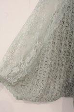 画像2: axes femme / レース切替透かしボレロ M ミント O-26-06-14-1056-AX-TO-IG-OS (2)
