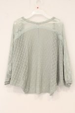 画像3: axes femme / レース切替透かしボレロ M ミント O-26-06-14-1056-AX-TO-IG-OS (3)