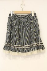 画像3: axes femme / ストライプ花柄スカート M ネイビー×オフシロ O-26-06-14-1072-AX-SK-IG-OS (3)