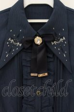 画像2: Amavel / Mysterious Chandelierブラウス F ネイビー O-26-06-14-1093-CA-BL-OW-OS (2)
