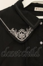 画像2: axes femme / レイヤードカラー刺繍ブラウス L クロ O-26-06-14-1016-AX-BL-IG-OS (2)