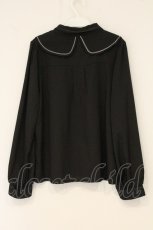 画像3: axes femme / レイヤードカラー刺繍ブラウス L クロ O-26-06-14-1016-AX-BL-IG-OS (3)
