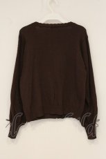画像3: axes femme / 時計×歯車刺繍ニットカーディガン F ブラウン O-26-06-14-1002-AX-TO-IG-OS (3)