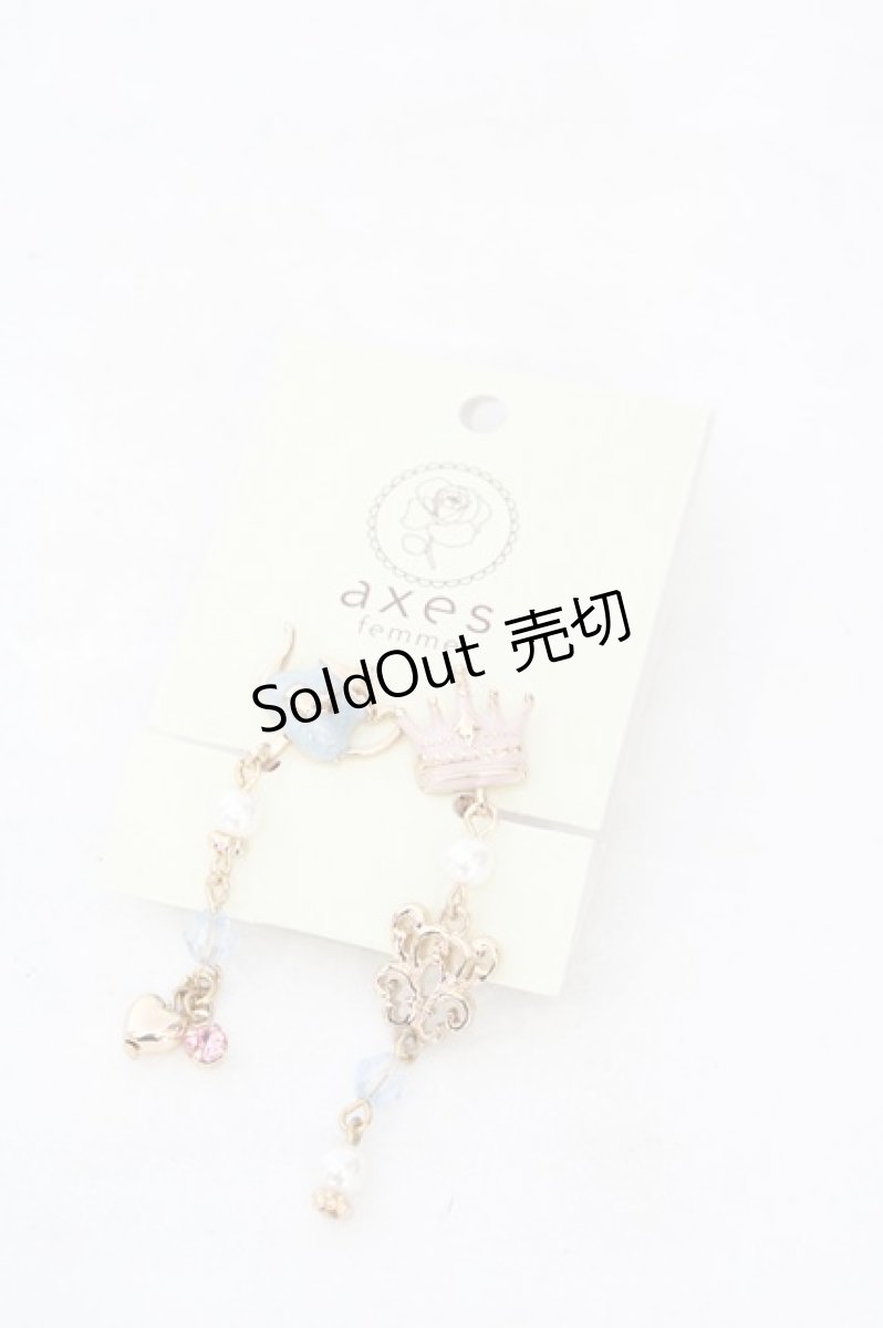 画像1: axes femme POETIQUE / ティータイムイヤリング  ゴールド O-26-06-14-034-AX-CO-IG-OS (1)