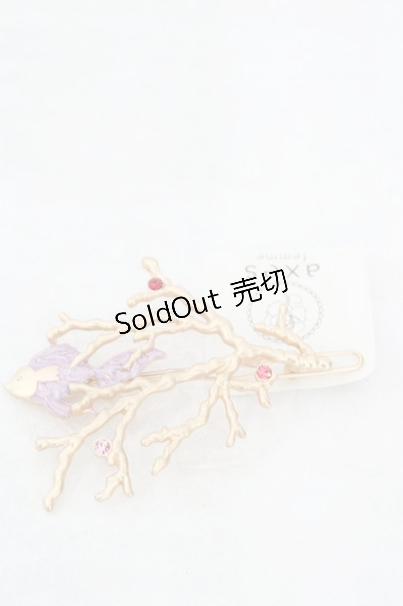 画像1: axes femme POETIQUE / サンゴヘアピン  ゴールド O-26-06-14-036-AX-AC-IG-OS (1)