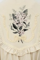 画像6: Hoshibako Works / ジャスミンヨークカラーワンピース  アイボリー O-26-06-16-035-LO-OP-IG-OS (6)