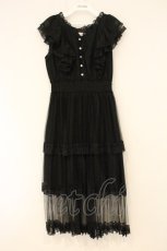 画像1: mille fille closet by LODISPOTTO / SweetSwanワンピース M クロ O-26-06-16-042-LO-OP-IG-OS (1)