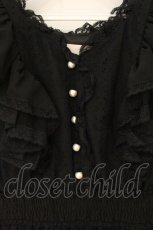 画像2: mille fille closet by LODISPOTTO / SweetSwanワンピース M クロ O-26-06-16-042-LO-OP-IG-OS (2)