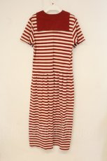 画像3: PINK HOUSE / ボーダーセーラーカットワンピース  アカ O-26-06-16-075-LO-OP-OW-OS (3)