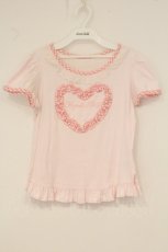 画像1: Angelic Pretty / ギンガムHeartカットソー  ピンク O-26-06-16-083-AP-TO-IG-OS (1)
