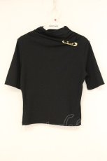 画像1: a maiden devil / Drape tops（ドレープトップス）  ブラック O-26-06-16-086-GO-TO-IG-OS (1)