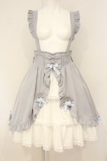 画像1: Amavel / Ribbon Ribbon Bunnyフリルレイヤードスカート F サックス O-26-06-16-094-CA-SK-OW-OS (1)