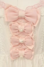 画像2: Angelic Pretty / Powder Heartジャンパースカート  シロ×ピンク O-26-06-16-097-AP-OP-OW-OS (2)