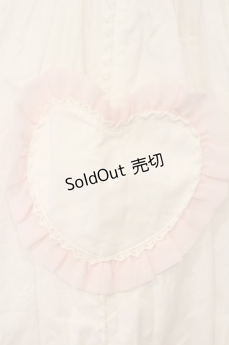 画像3: Angelic Pretty / Powder Heartジャンパースカート  シロ×ピンク O-26-06-16-097-AP-OP-OW-OS (3)