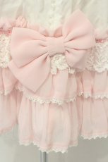 画像4: Angelic Pretty / Powder Heartジャンパースカート  シロ×ピンク O-26-06-16-097-AP-OP-OW-OS (4)