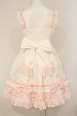 画像6: Angelic Pretty / Powder Heartジャンパースカート  シロ×ピンク O-26-06-16-097-AP-OP-OW-OS (6)
