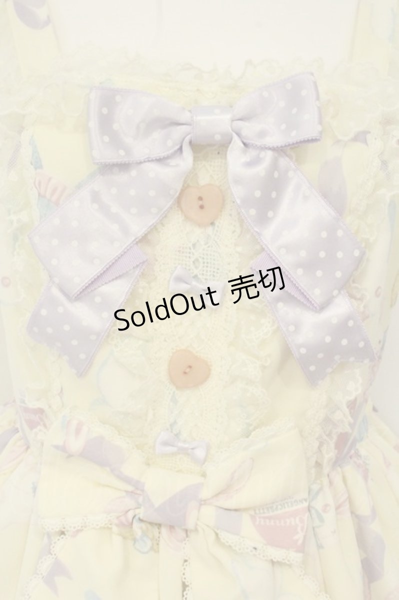 画像2: Angelic Pretty / Moco moco Bunnysジャンパースカート  イエロー O-26-06-16-100-AP-OP-IG-OS (2)