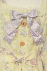 画像2: Angelic Pretty / Moco moco Bunnysジャンパースカート  イエロー O-26-06-16-100-AP-OP-IG-OS (2)