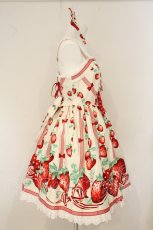 画像5: Angelic Pretty / 摘みたていちごジャンパースカートSet  オフシロ O-26-06-16-101-AP-OP-IG-OS (5)