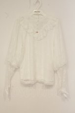 画像1: Eri Aino's collaboration / TT*AINパフSレースPO　マノンローズ　プルオーバー M シロ O-26-06-16-010-LO-TO-OW-OS (1)