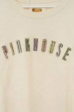 画像2: PINK HOUSE / サガラ刺繍ロゴスウェット 3(M) オフシロ O-26-06-16-115-LO-TO-IG-OS (2)