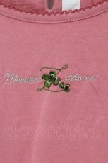 画像2: PINK HOUSE / クローバー刺繍Tシャツ 4(L) ピンク O-26-06-16-119-LO-TS-IG-OS (2)