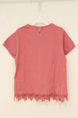 画像4: PINK HOUSE / クローバー刺繍Tシャツ 4(L) ピンク O-26-06-16-119-LO-TS-IG-OS (4)