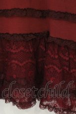 画像2: PINK HOUSE / CHELSEA レースティアードカットソー 3(M) ワイン系 O-26-06-16-123-LO-TO-IG-OS (2)