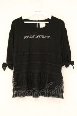 画像1: PINK HOUSE / CHELSEA レースティアードカットソー 3(M) クロ O-26-06-16-124-LO-TO-IG-OS (1)