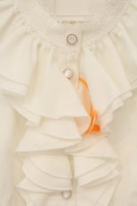 画像2: 仙太郎 / Dark Forest ブラウス M シロ O-26-06-16-013-LO-BL-OW-OS (2)