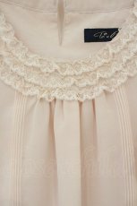 画像2: Toi et Bonbon / レース配色ワイドスリーブトップス  ピンク O-26-06-18-003-LO-TO-IG-OS (2)