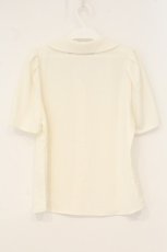 画像4: an another angelus / プチローズ刺繍入り変形衿ブラウス F アイボリー O-26-06-18-047-CA-BL-OW-OS (4)
