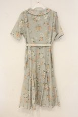 画像3: an another angelus / アートタッチ花柄変形開衿ワンピース F ミント O-26-06-18-060-CA-OP-OW-OS (3)