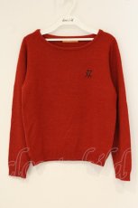 画像1: F i.n.t / 兵隊刺繍ニット F アカ O-26-06-18-074-CA-TO-OW-OS (1)