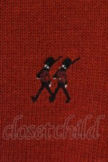 画像2: F i.n.t / 兵隊刺繍ニット F アカ O-26-06-18-074-CA-TO-OW-OS (2)